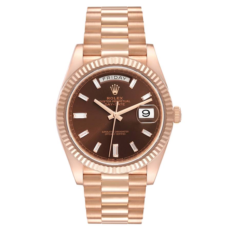 Rolex Day-Date 228235 Chocolate Dial Luxury Clone