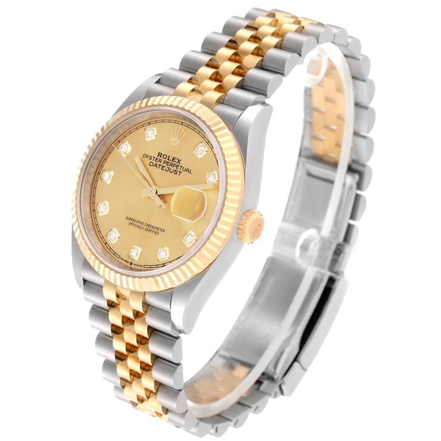 Rolex Datejust 126233 Gold Diamond Dial Super Clone