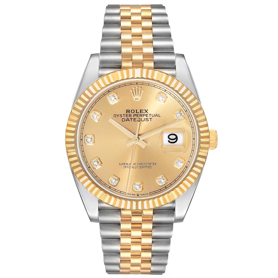 Rolex Datejust 126233 Gold Diamond Dial Super Clone