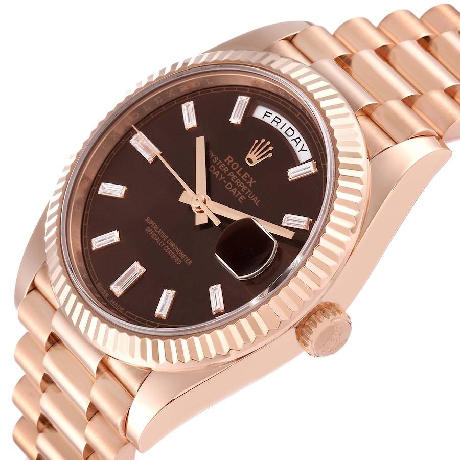 Rolex Day-Date 228235 Chocolate Dial Luxury Clone