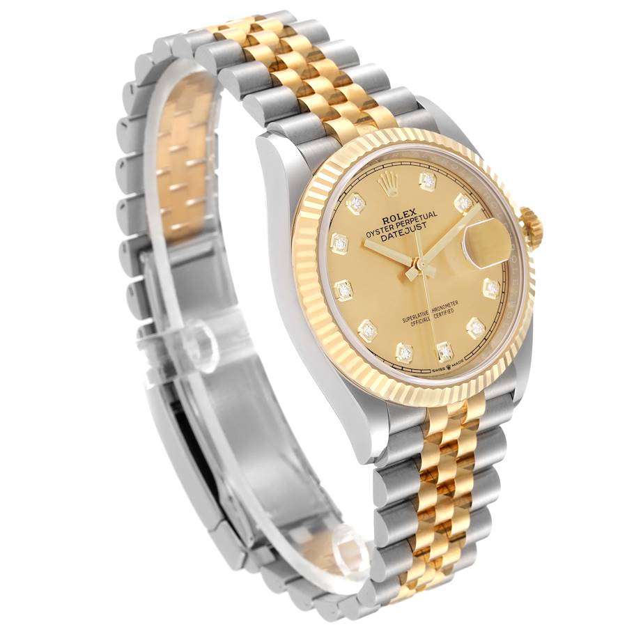 Rolex Datejust 126233 Gold Diamond Dial Super Clone