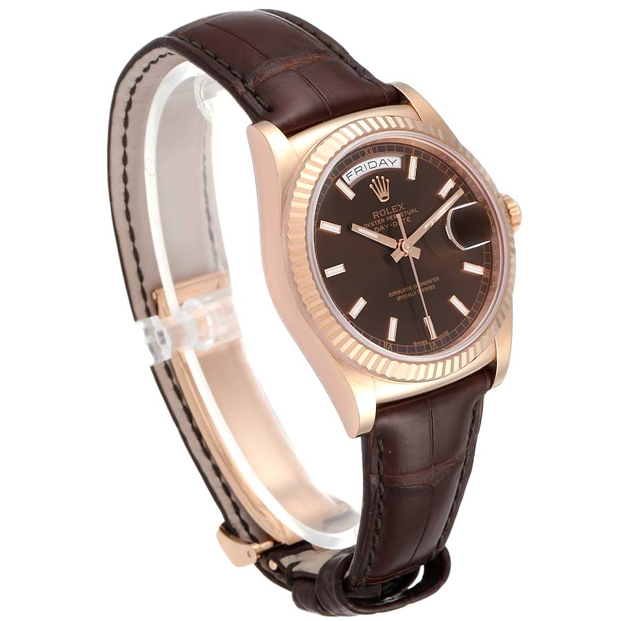 Rolex Day-Date 118135 V5 Brown Dial Master Clone