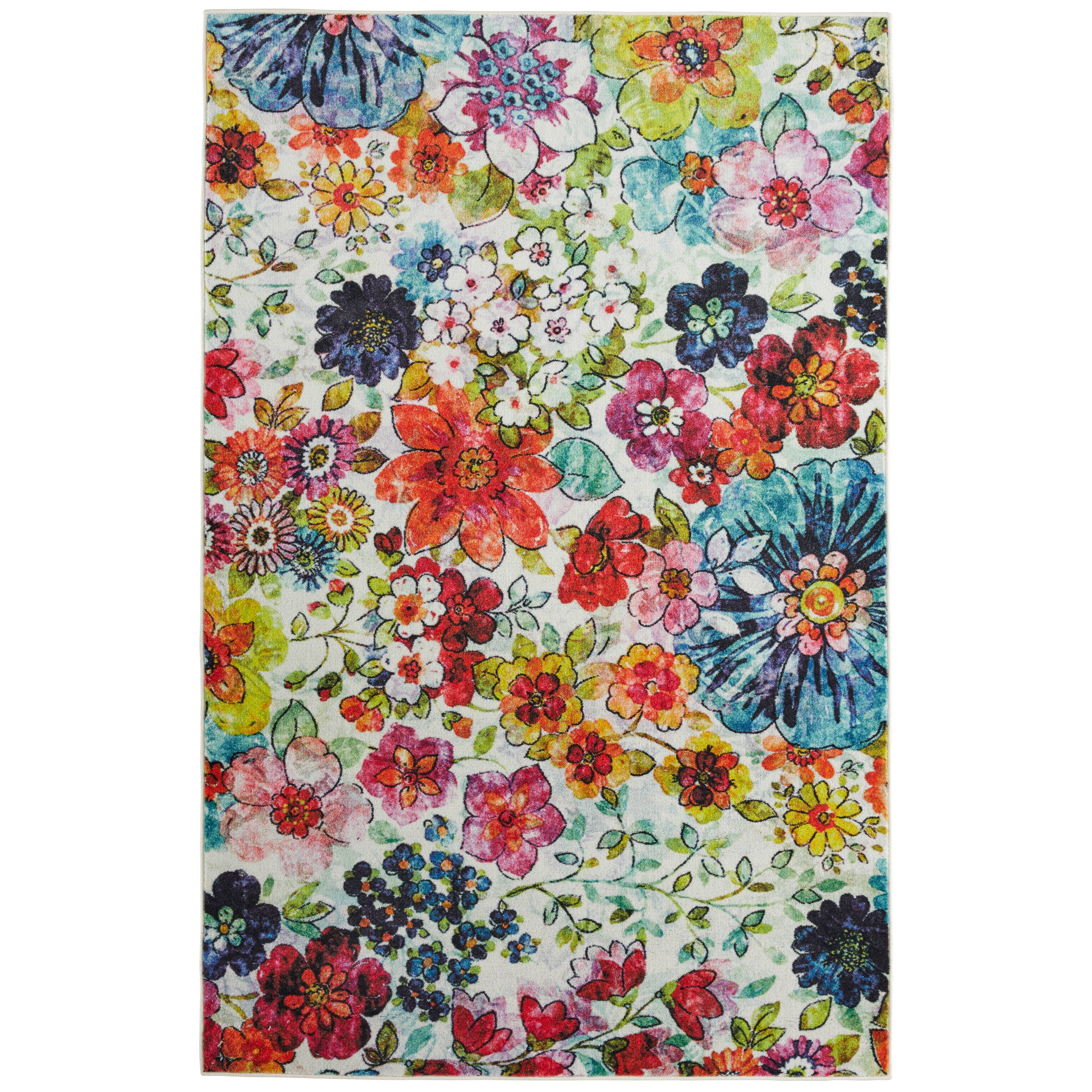 Mohawk Home Blossoms Rainbow Area Rug, 2'x3'