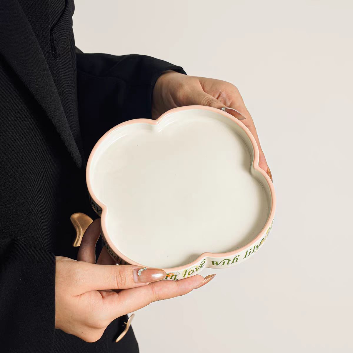 Lily of the Valley Ceramic Cup and Saucer Set