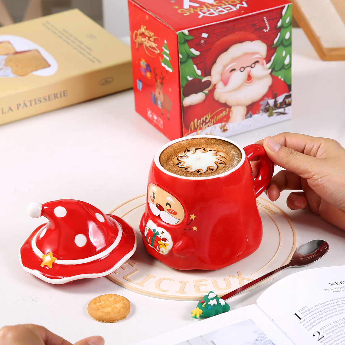 Santa Claus Ceramic Jar