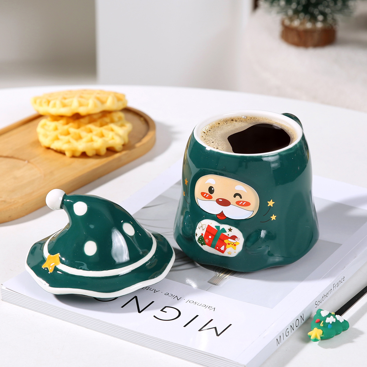 Santa Claus Ceramic Jar