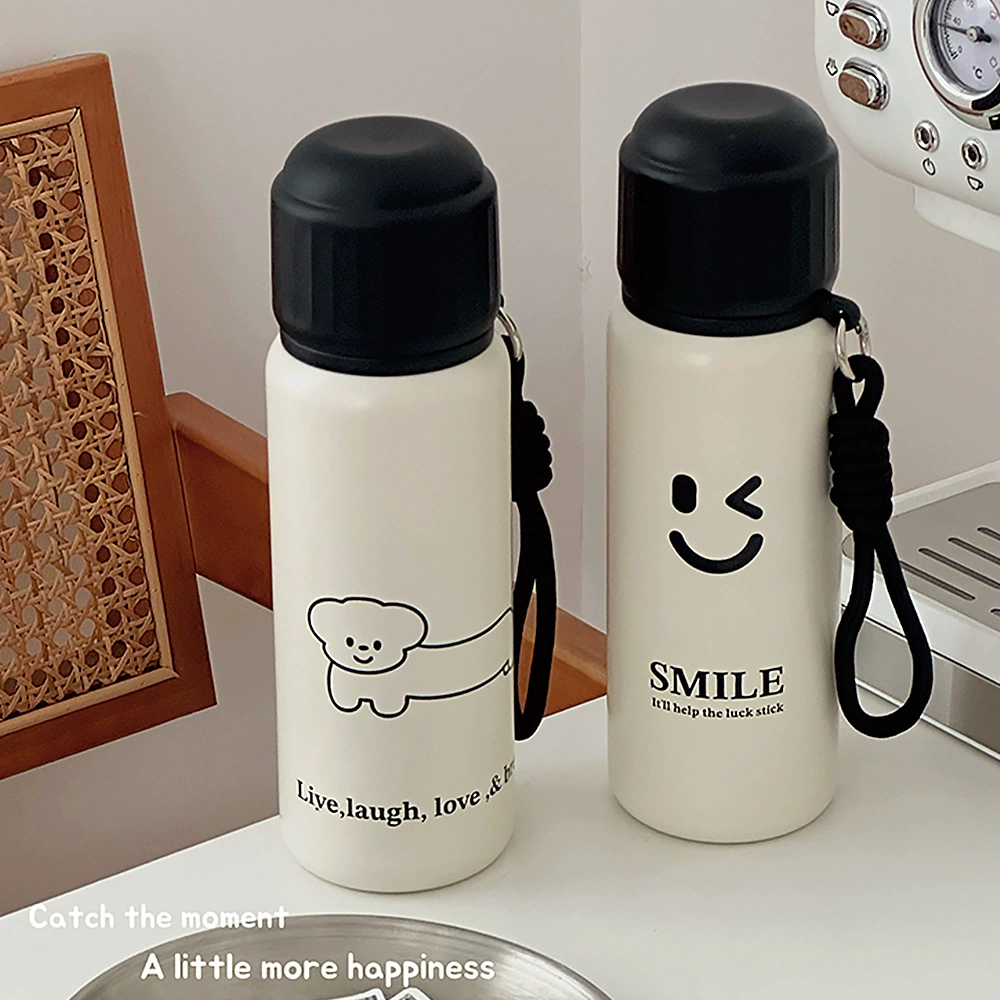 Smile Pattern Water Bottle