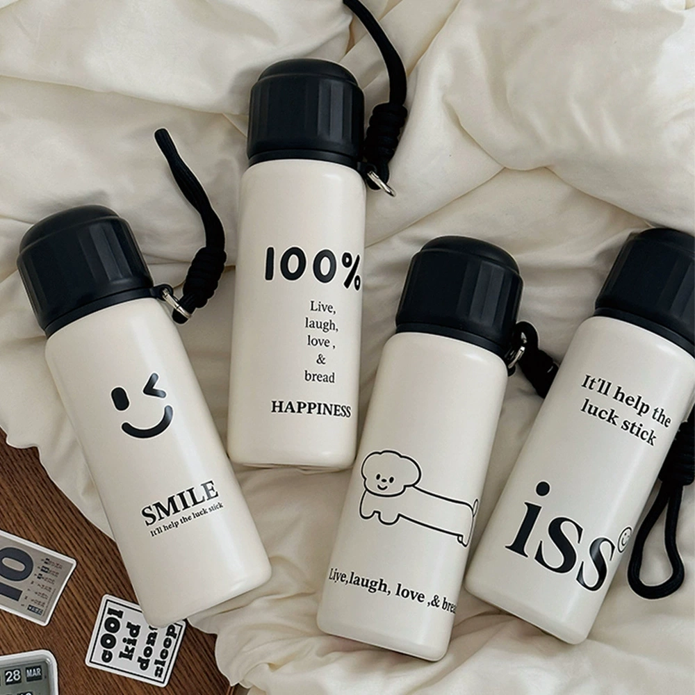 Smile Pattern Water Bottle