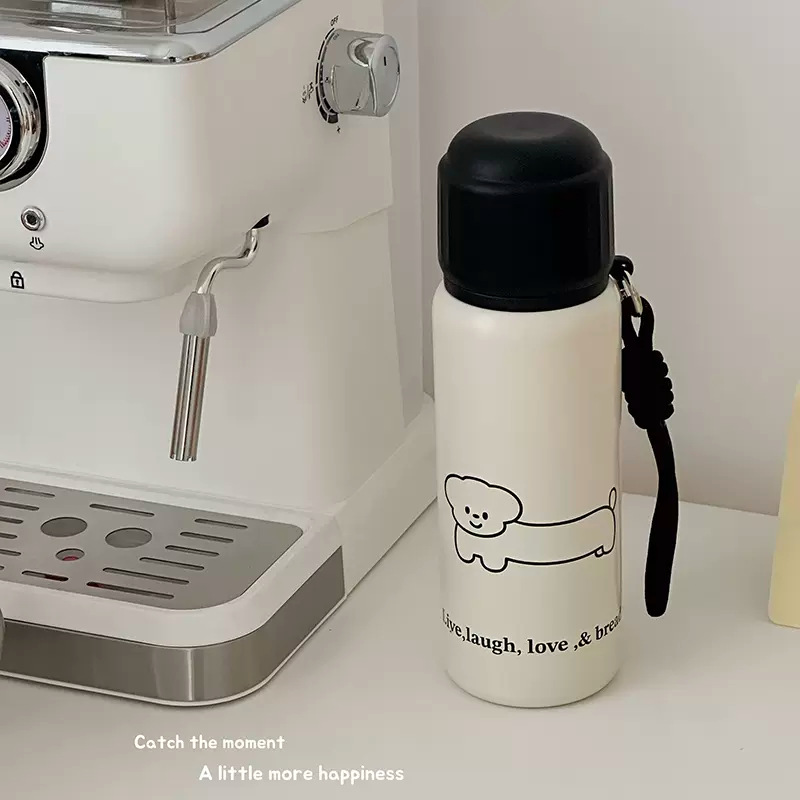 Smile Pattern Water Bottle