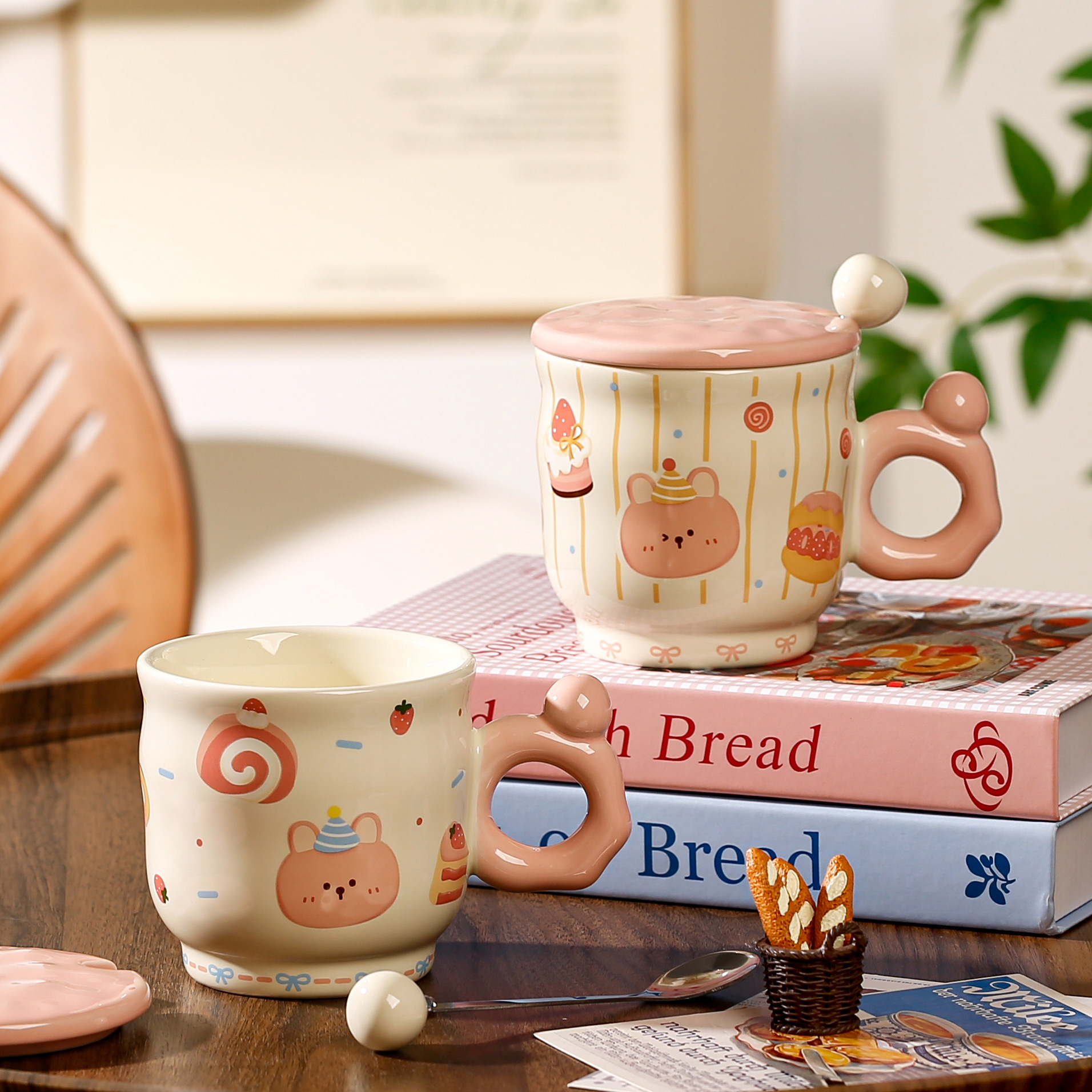 Ceramic Mug with Lid