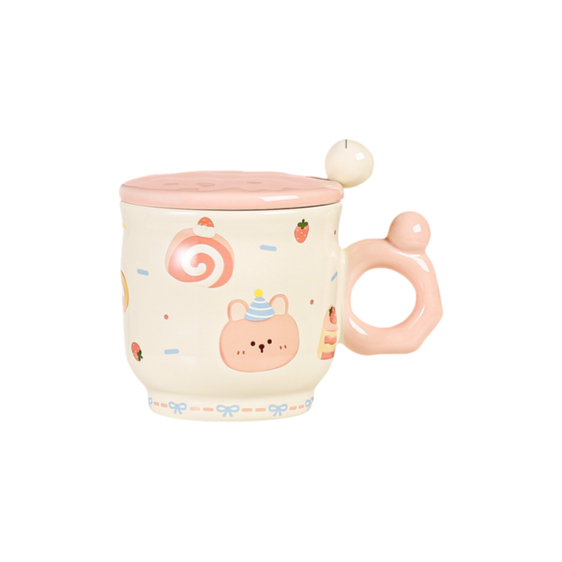 Ceramic Mug with Lid