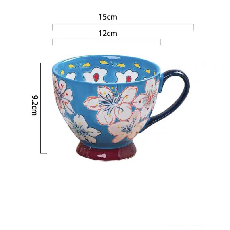 Floral Ceramic Cup