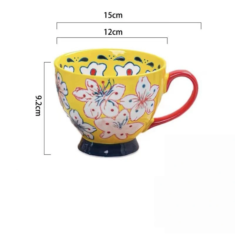 Floral Ceramic Cup
