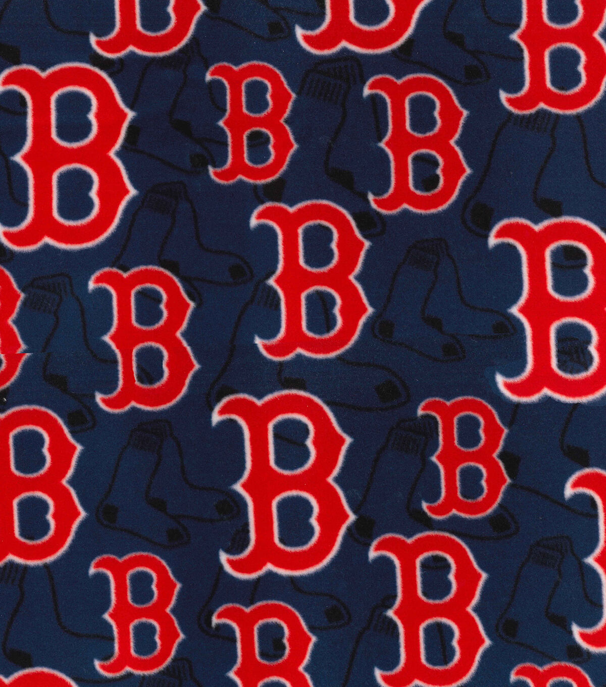 Fabric Traditions MLB Fleece Fabric Boston Red Sox