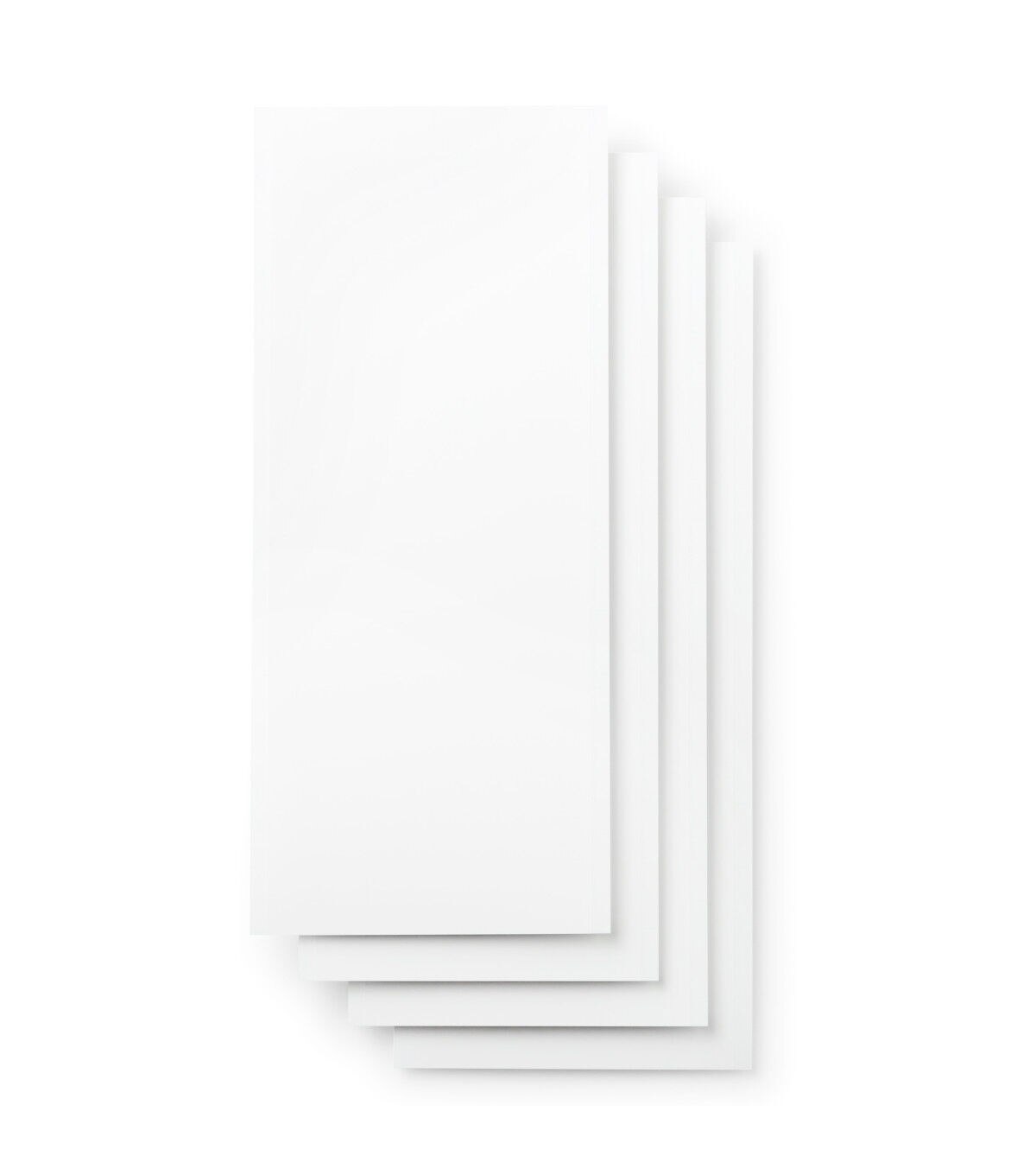 Cricut Joy 5.5 x 13 White Permanent Writable Vinyl Sheets 4ct
