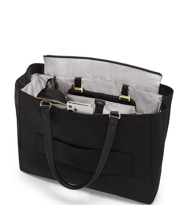 Voyageur Valetta Medium Gold Tone Travel Tote Bag