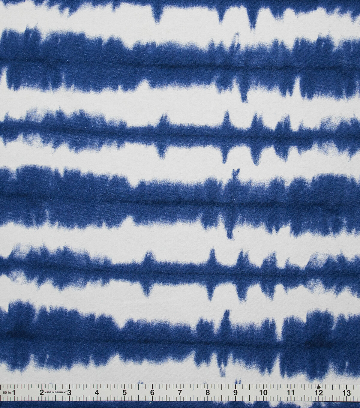 Super Snuggle Navy Linear Tie Dye Flannel Fabric