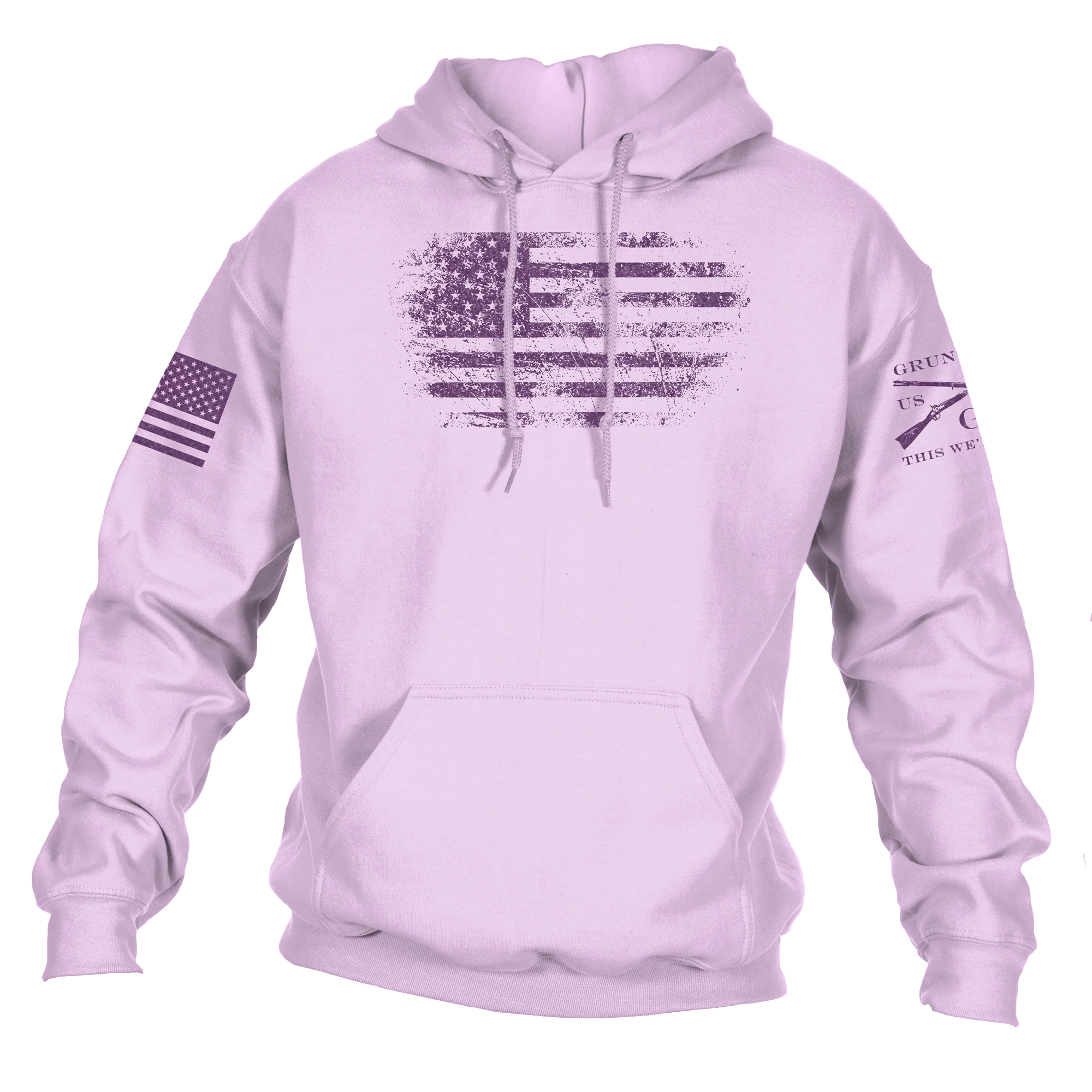 Women's Vintage American Hoodie - Orchid