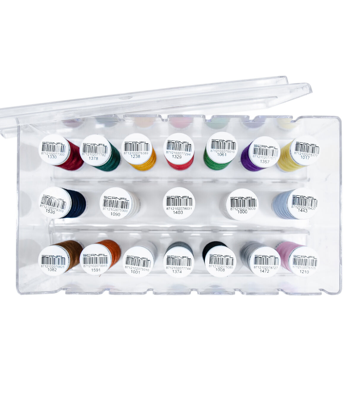 SCANFIL Premium All Purpose Polyester No. 100 250 Yds 19ct and Box