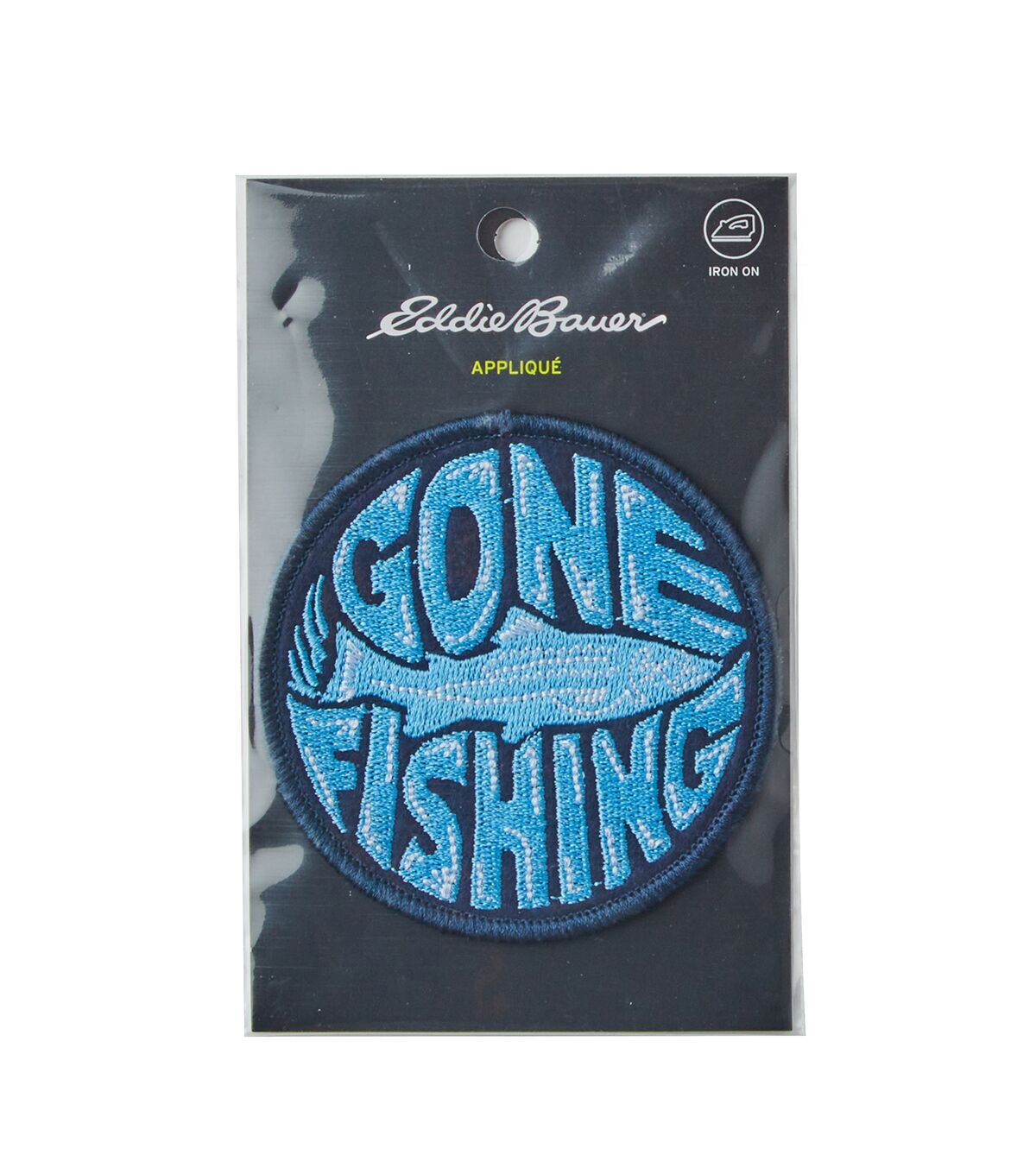 Eddie Bauer 3 Gone Fishing Iron On Patch