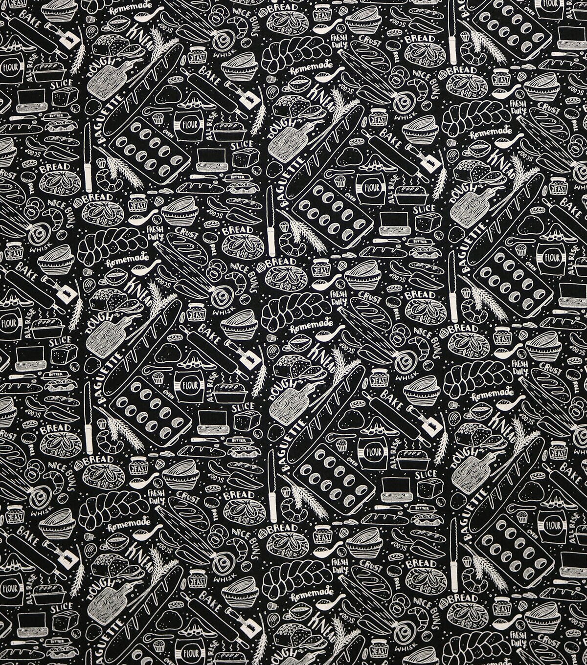 Bread Baking Super Snuggle Flannel Fabric