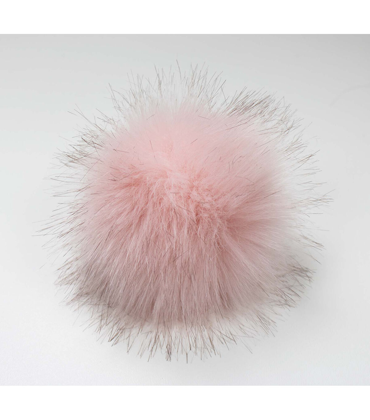 5 Peach Faux Fur Clearance Pom by K+C