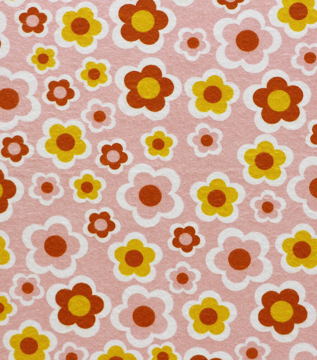 Super Snuggle POP! Pink Floral Flannel Fabric