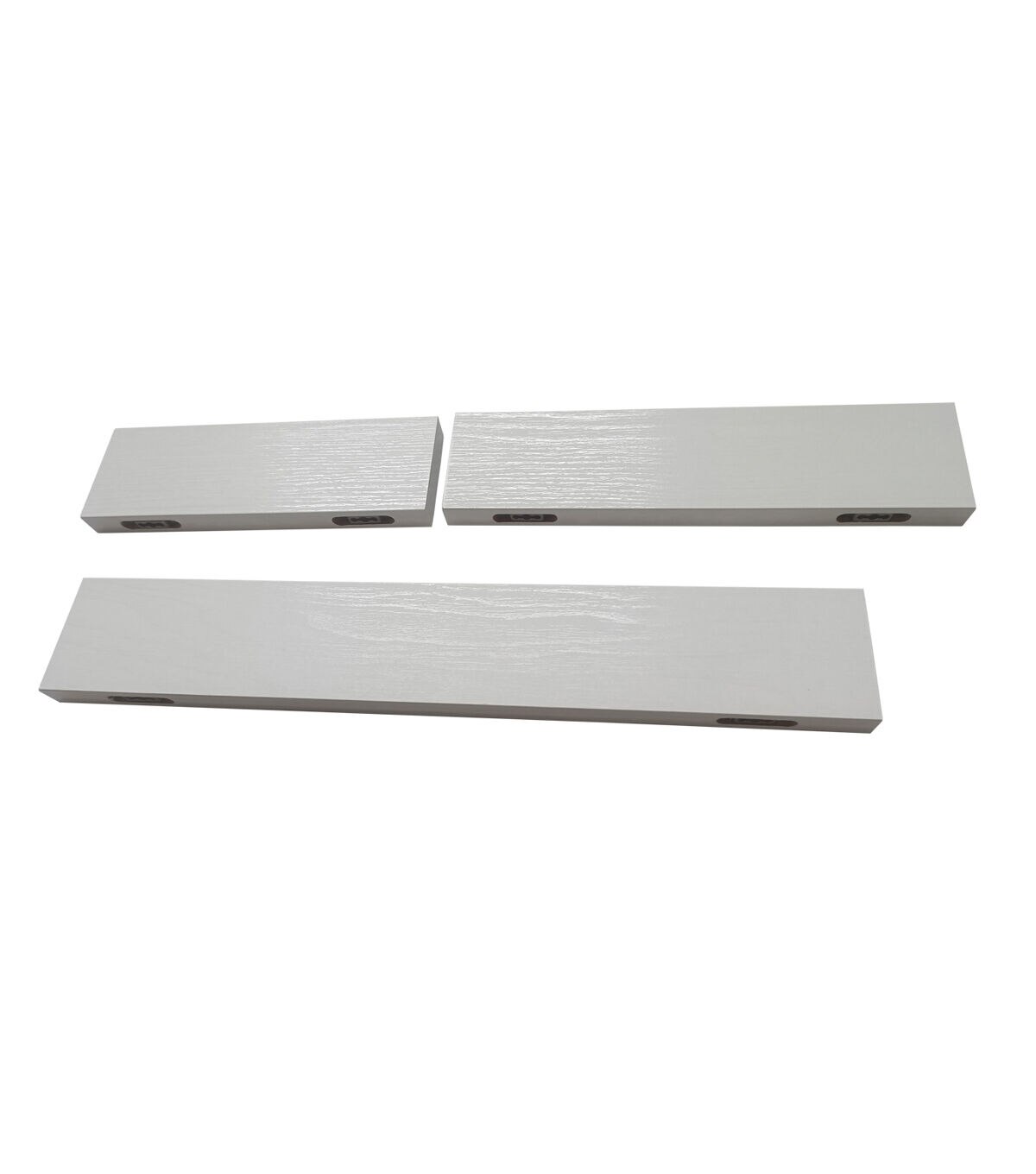 3pc White Picture Frame Wall Shelf Set by Place & Time