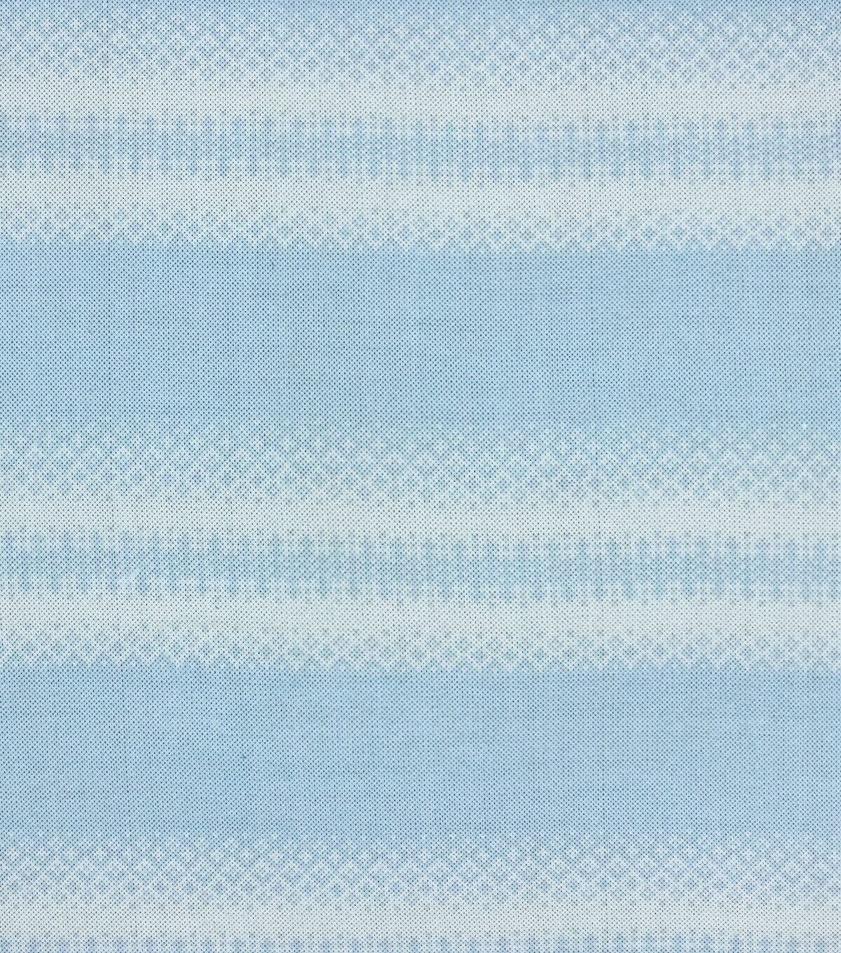 Fair Isle Gray Super Snuggle Flannel Fabric