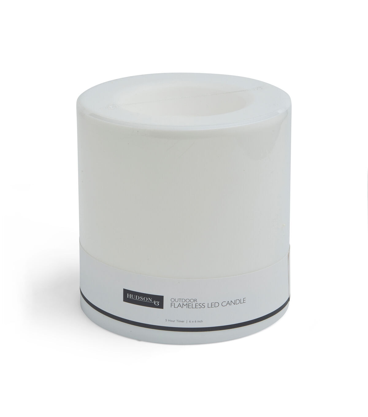 6 x 6 LED Outdoor Plastic Pillar Candle by Hudson 43