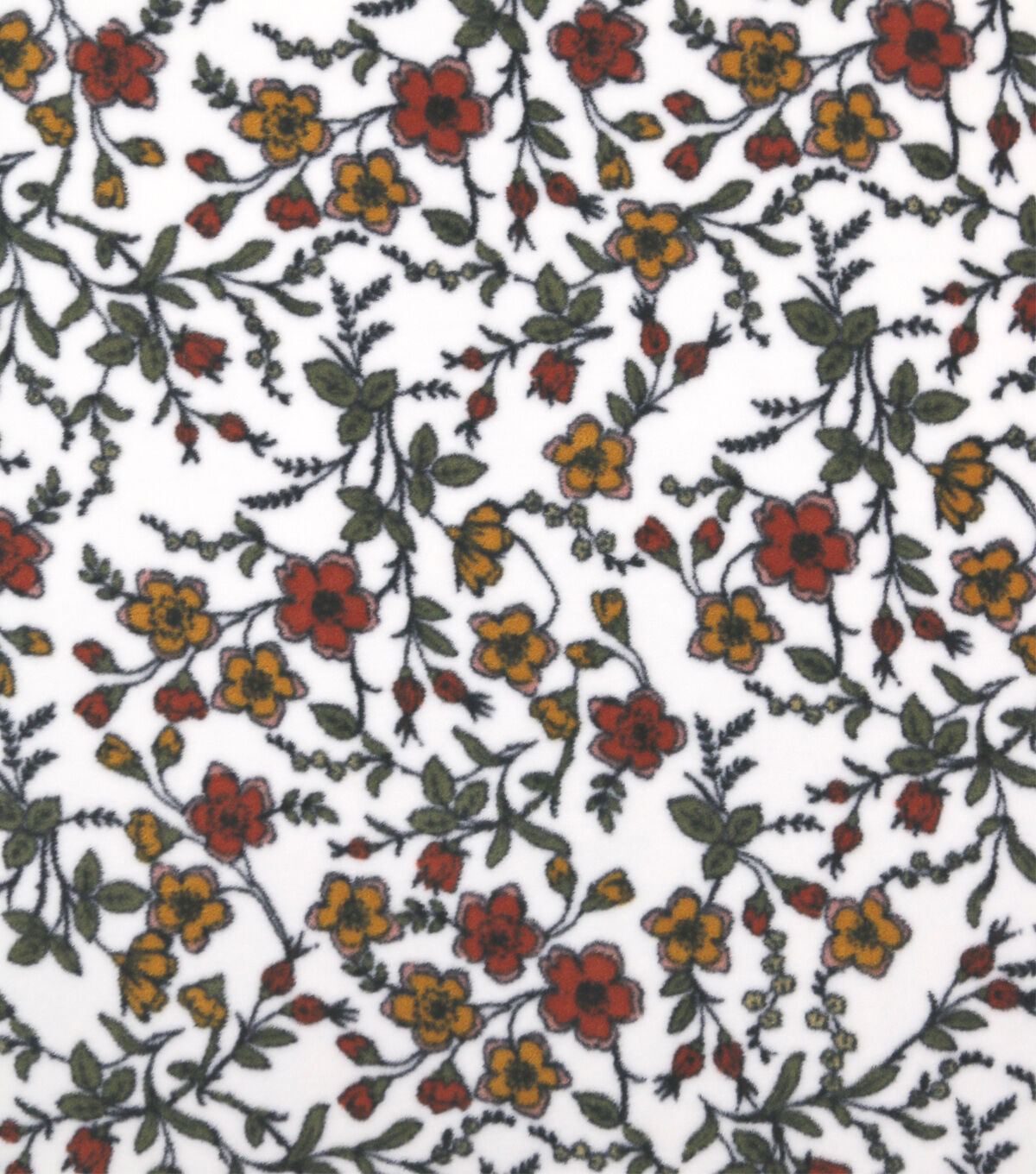 Cottagecore Floral Luxe Fleece Fabric