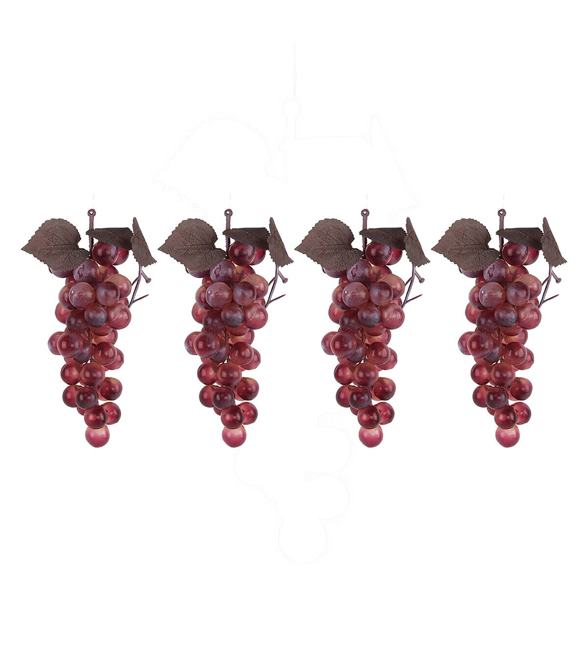 Flora Bunda 4ct Artificial Red Grapes