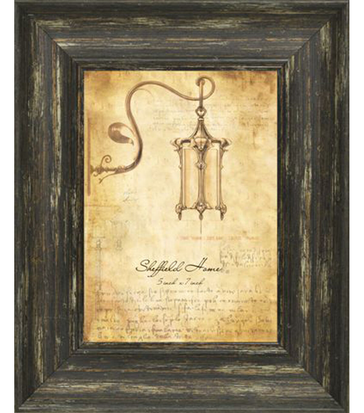 Sheffield Home 5 x 7 Distressed Black Picture Frame