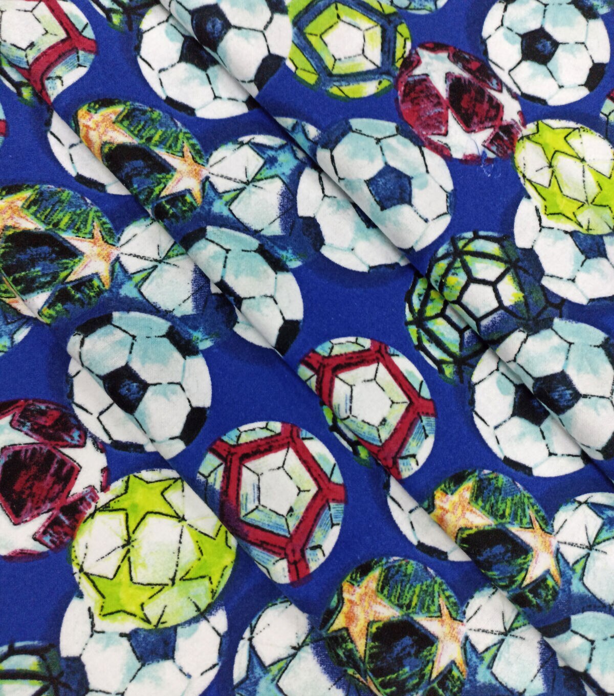 Soccer Stars Super Snuggle Flannel Fabric