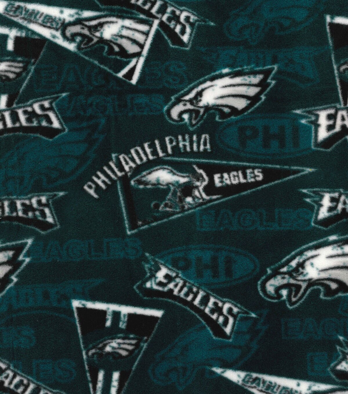 Fabric Traditions Philadelphia Eagles Fleece Fabric Retro