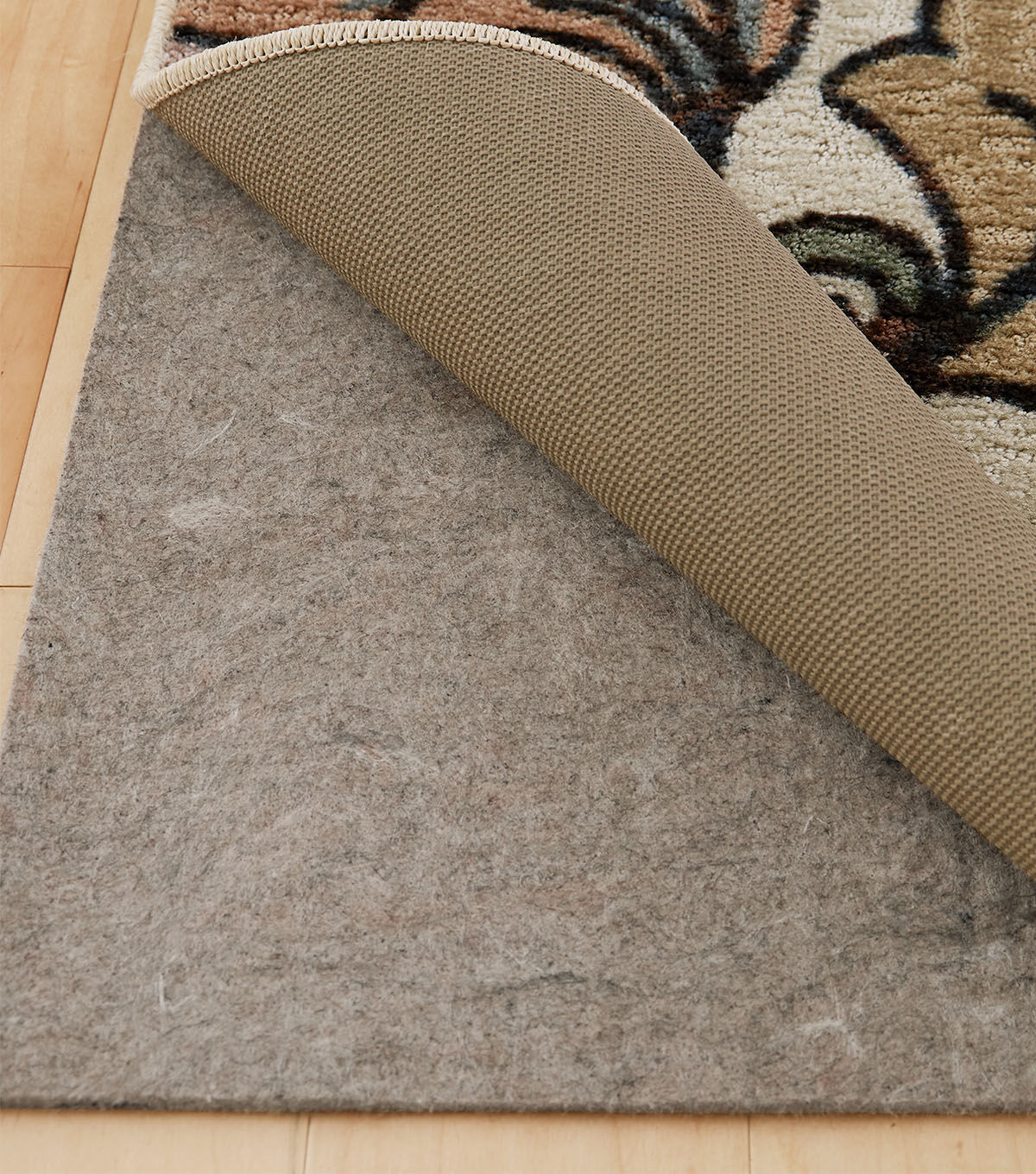 Dual Surface 1/4 Inch Rug Pad Gray 2' 2 X 10'