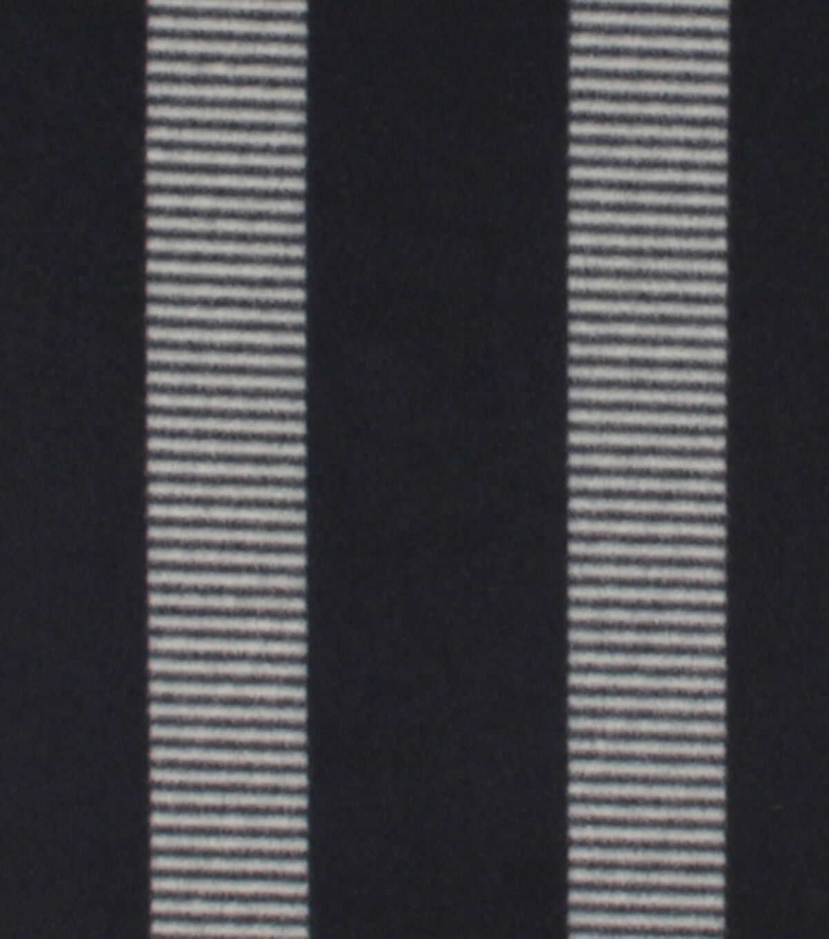 Black & White Stripe Blizzard Fleece Fabric