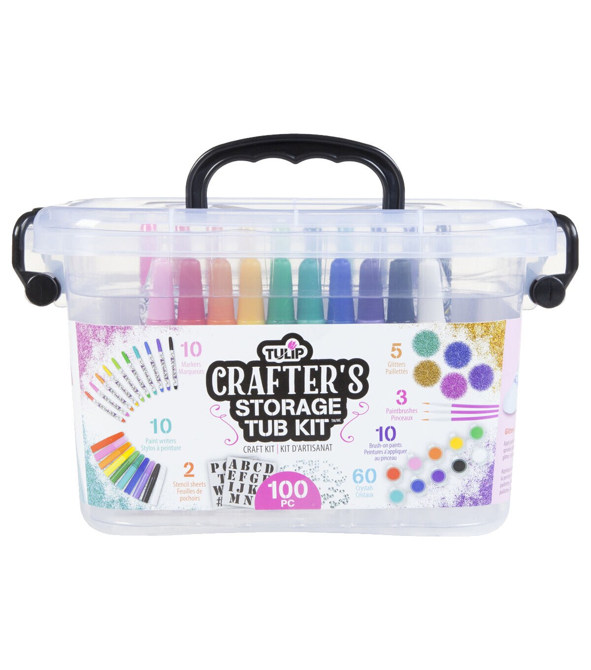 Tulip 100ct Crafter's Storage Tub Fabric Art Kit