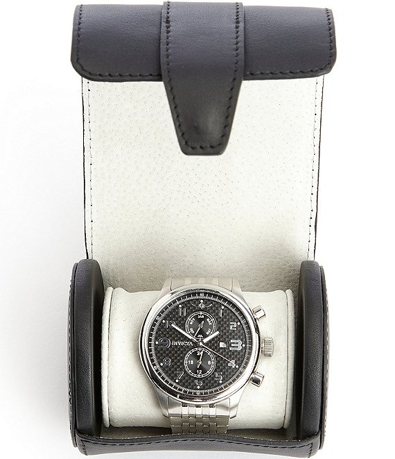 Single Leather Executive Travel Roll