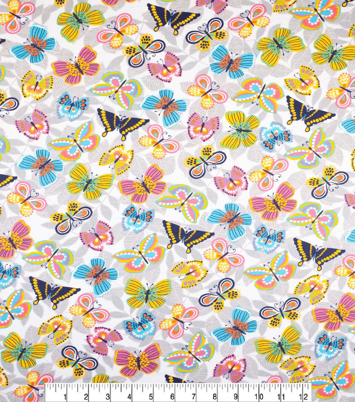 Butterfly Leaves Super Snuggle Flannel Fabric