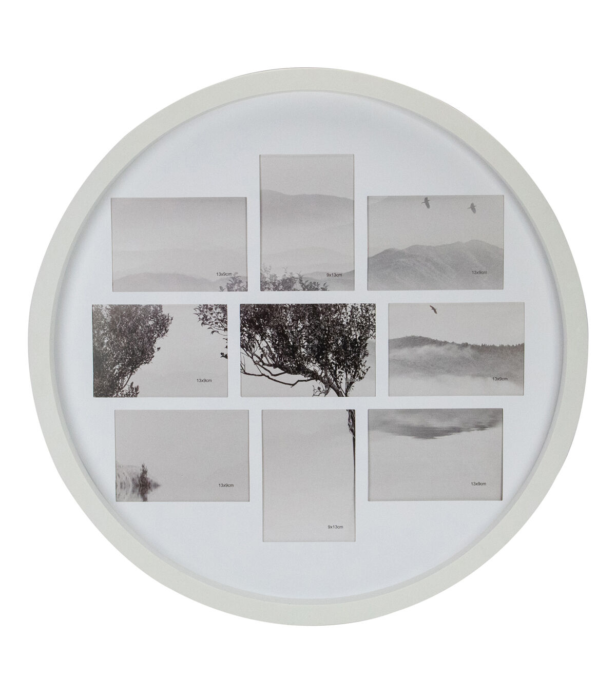 Northlight 4 x 6 White 9 Photo Collage Frame