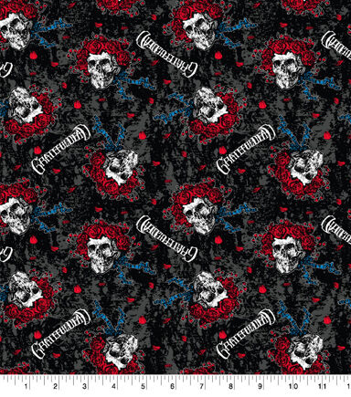 Grateful Dead Bertha Petal Cotton Knit Fabric