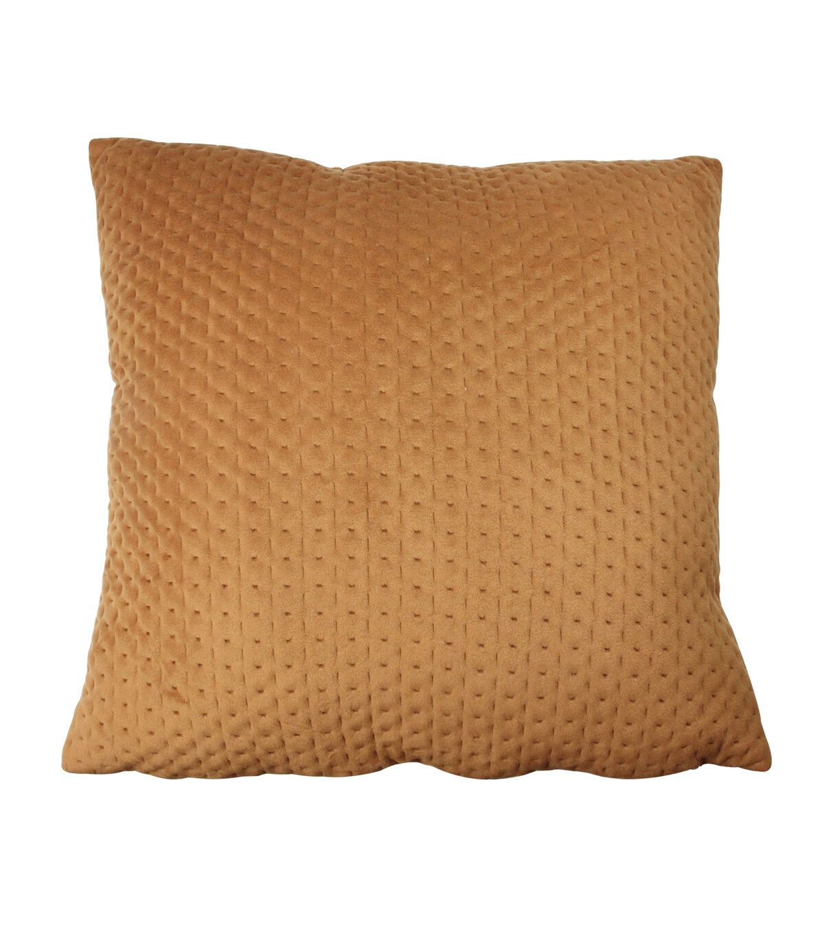 Northlight 16 Orange Contemporary Textured Square Throw Pillow