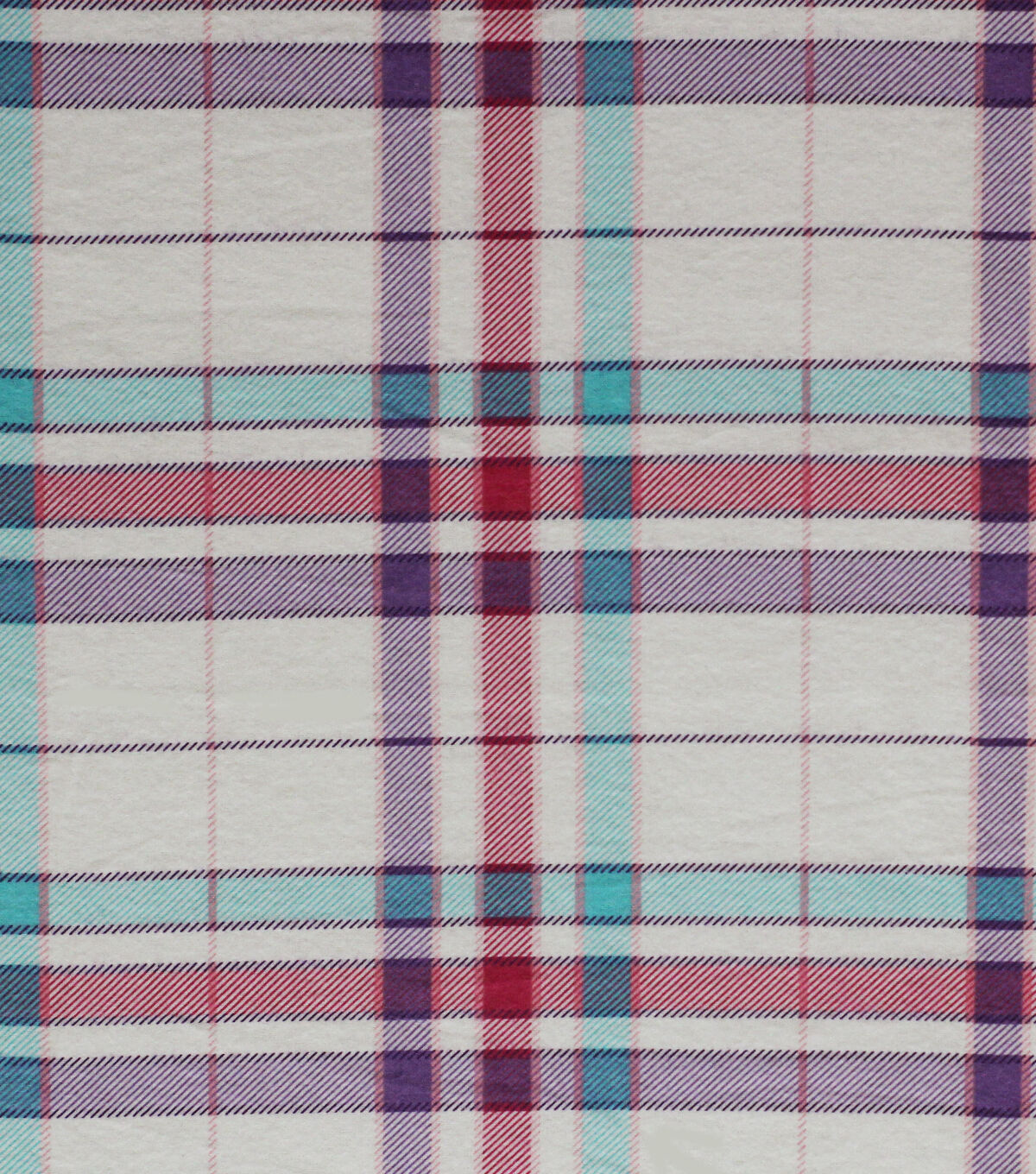 Multi Bright Plaid Super Snuggle Flannel Fabric