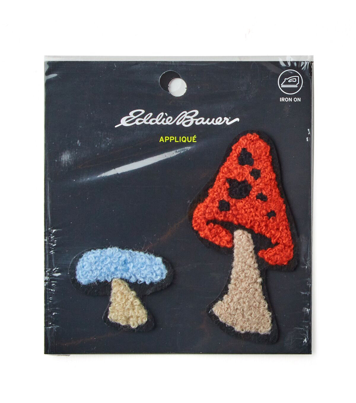 Eddie Bauer 2ct Mushroom Iron On Patches