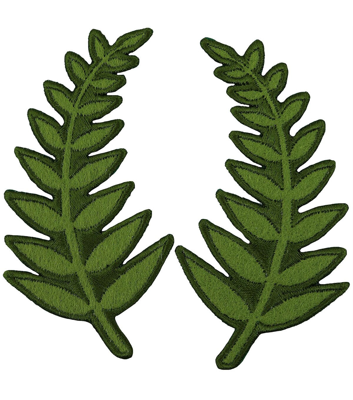 Simplicity 3.5 Green Fern Iron On Patches 2pk