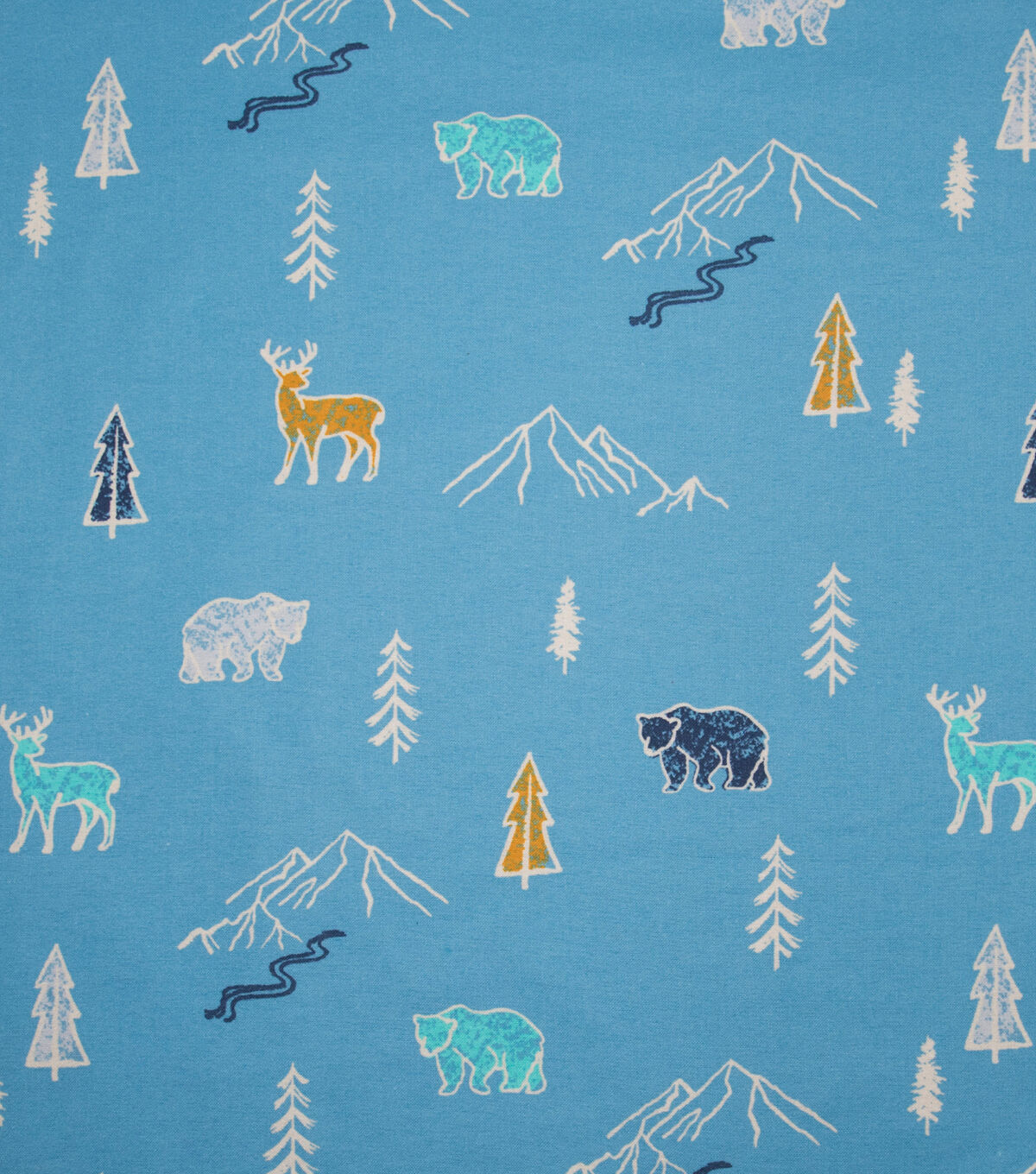 POP! Super Snuggle Wilderness Animal Flannel Fabric