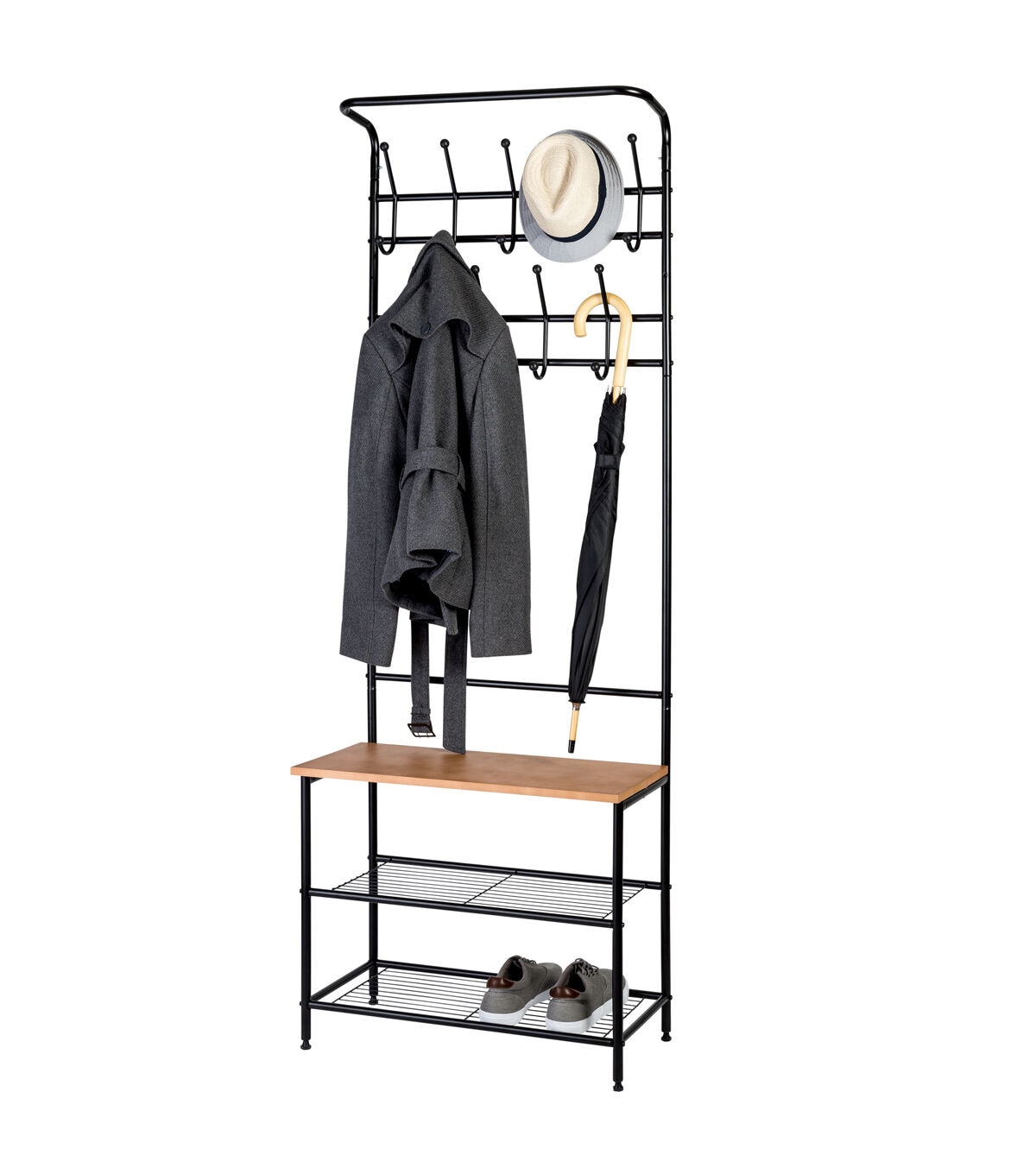 Honey Can Do Entryway Bench with Hooks