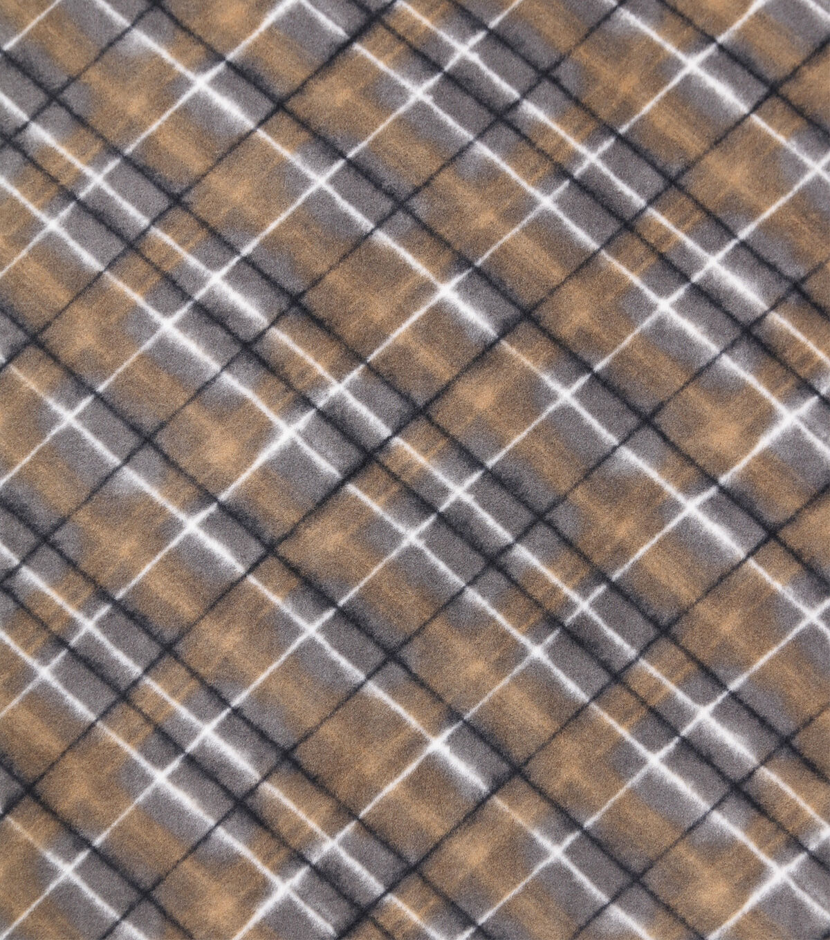 Sketch Plaid Anti Pill Fleece Fabric