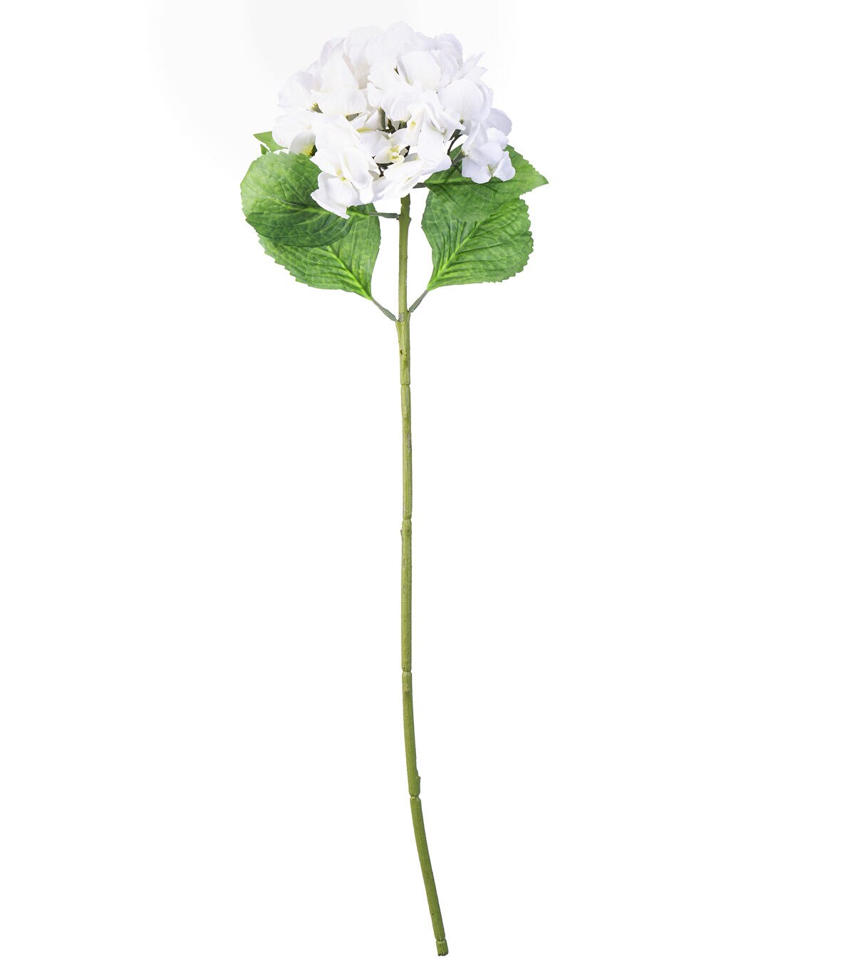 28 White Real Touch Hydrangea Stem by Bloom Room